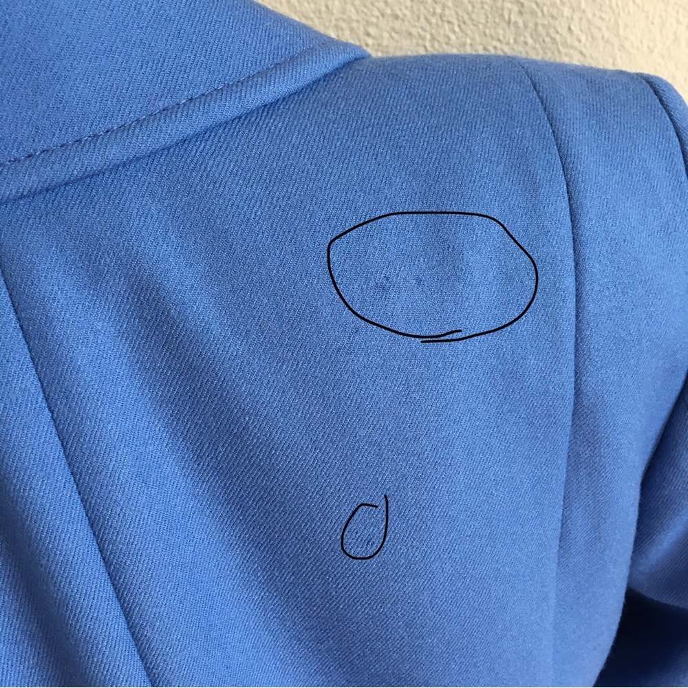 Pendleton Wool Cropped Jacket 16 P Periwinkle Blu… - image 6